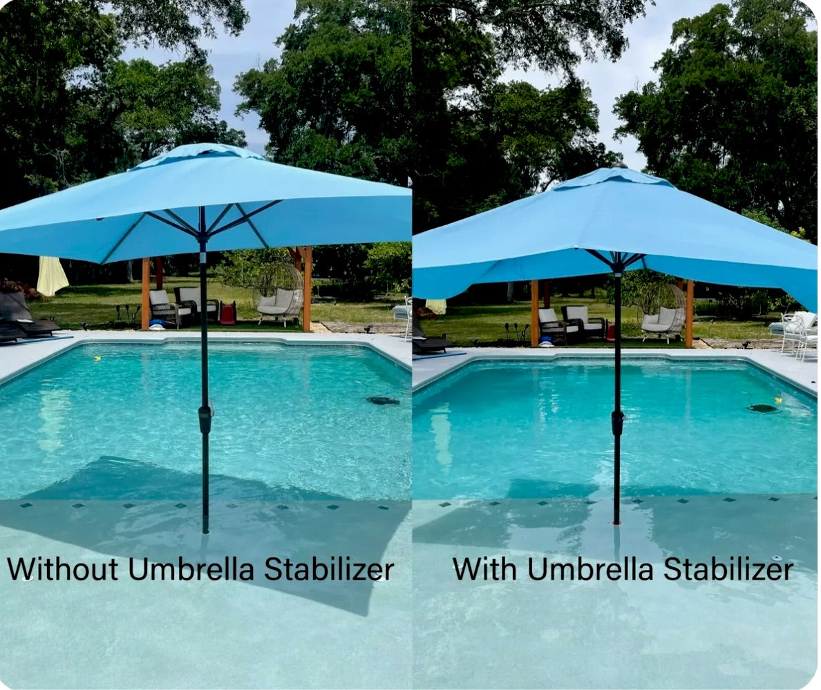 Umbrella stabilizer sleeve 1-1/2” threaded for pool umbrella sleeve